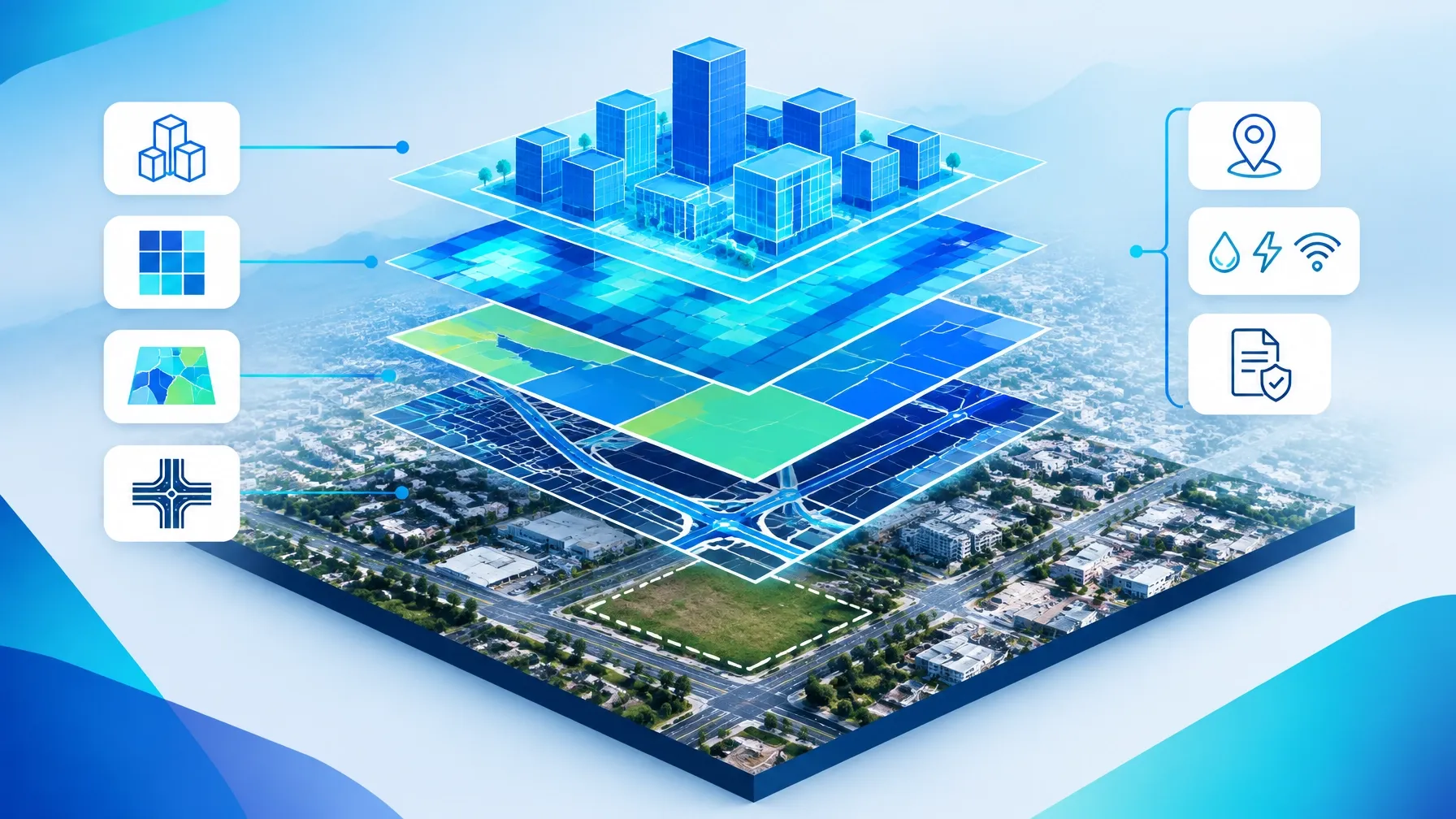 Representación conceptual del uso de suelo y potencial de desarrollo de un terreno urbano en el Estado de México