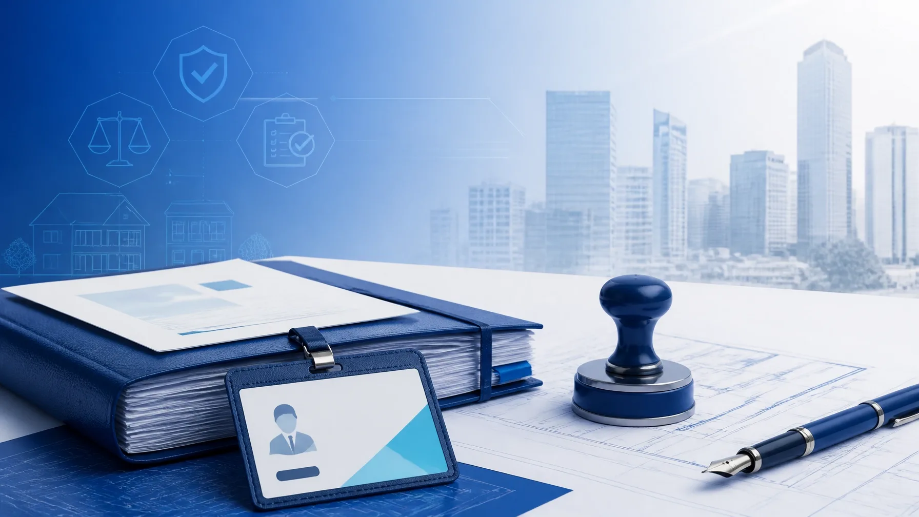 Documentación profesional y credenciales para verificar a un perito valuador