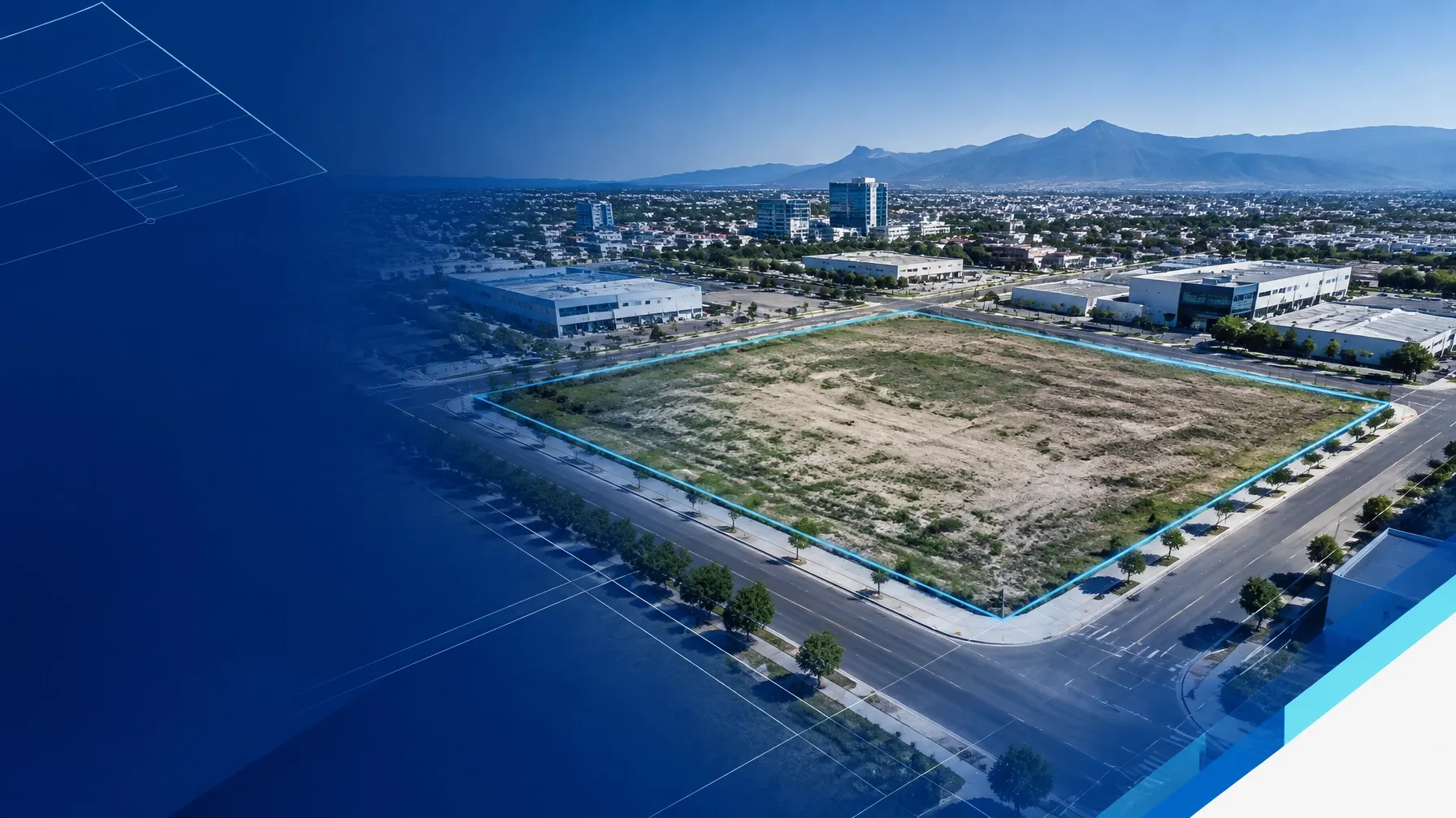 Terreno urbano listo para analizar su valor comercial y potencial de desarrollo